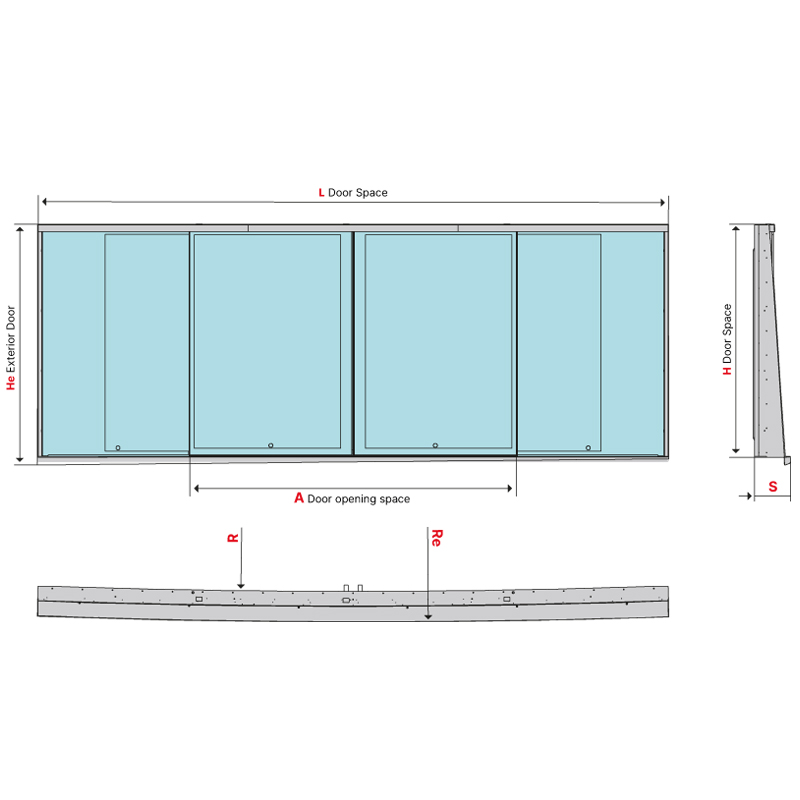 Four wings door 2T71